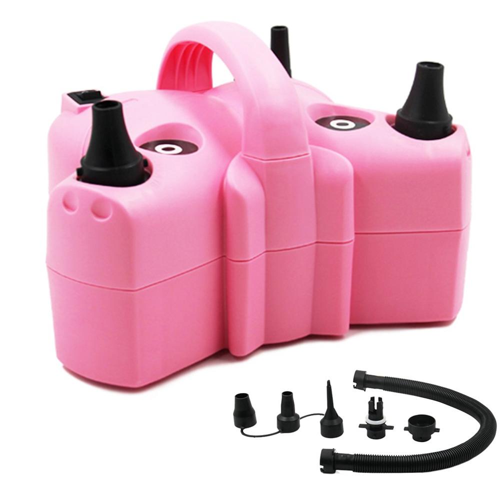 600w 110v-220v Electric Balloon Pump Air Blower Party Balloons Decoration Portable Balloon Machine Tool: pump  Pipe 5 joint