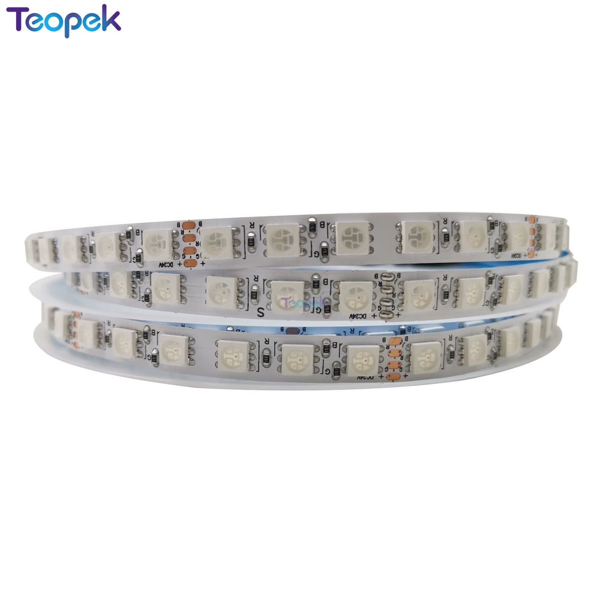 5050 SMD RGB LED Strip 30/60/96/120 LED/m DC12V/24 V Flexibele LED Licht Tape Voor Kantoor Hotel Decoratie