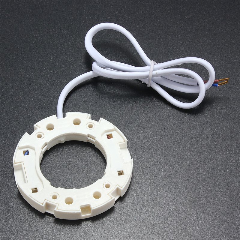 Gx53 lampe base overflade fitting holder stikfatning hvid til led lys pære cfls  ac220-240v 50/60hz