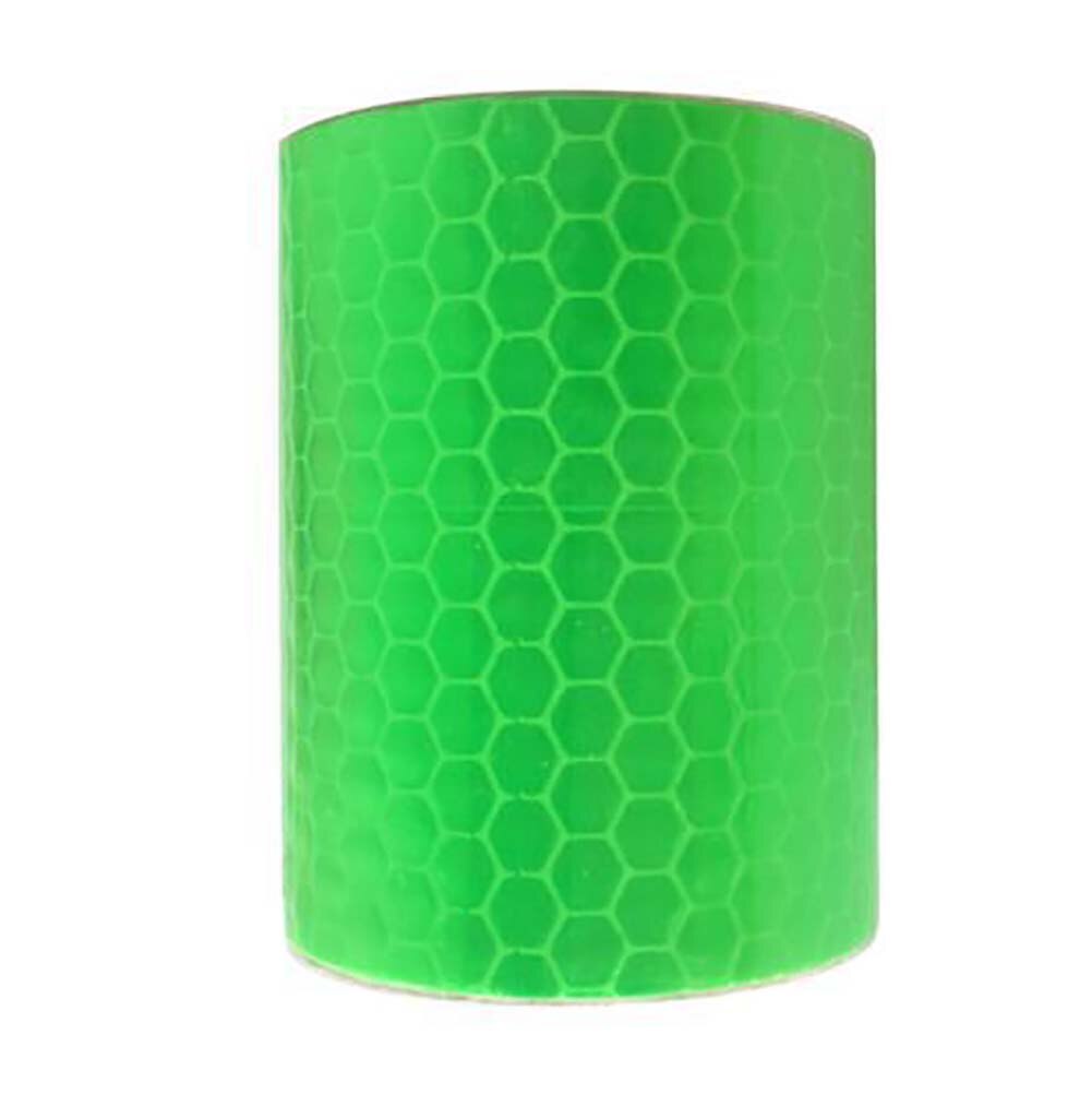 6 Kleur Auto Reflecterende Tape Decoratie Stickers Auto Waarschuwing Veiligheid Reflectie Tape Film Auto Reflector Sticker Op Auto Styling: green
