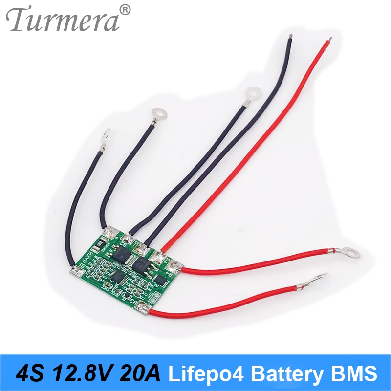 Turmera 32650 32700 Lifepo4 Battery Storage Box with 1x4 Bracket for 12V 7Ah Uninterrupted Power Supply and E-bike Battery Use A