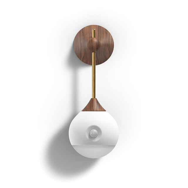 Youpin something sunny smart sensor nachtlicht infrarot-induktion usb-ladefunktion abnehmbare magnetische nachtlampe smart home  h30: Braun