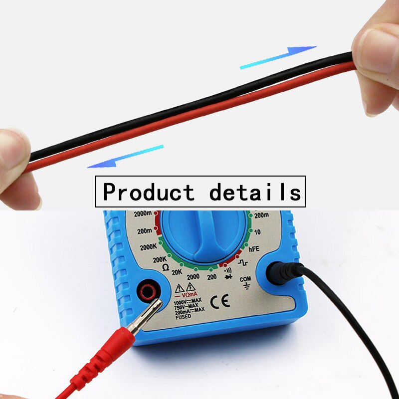 16Pcs in 1 Set Multi-function Multimeter Test Line U-shaped End Clip Test Pen Stick Kit Test Lead 1000V Probe Leads Clip