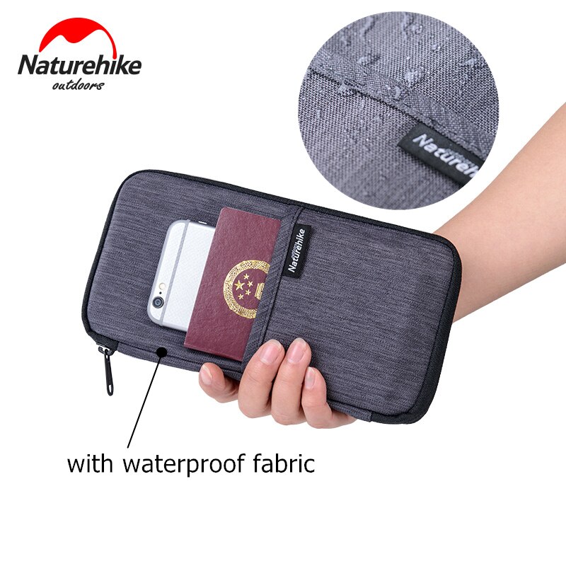 Naturehike Men Women Multiple Family Passport Holder Travel Document Wallet Waterproof Passport Wallet Passport Organizer Case