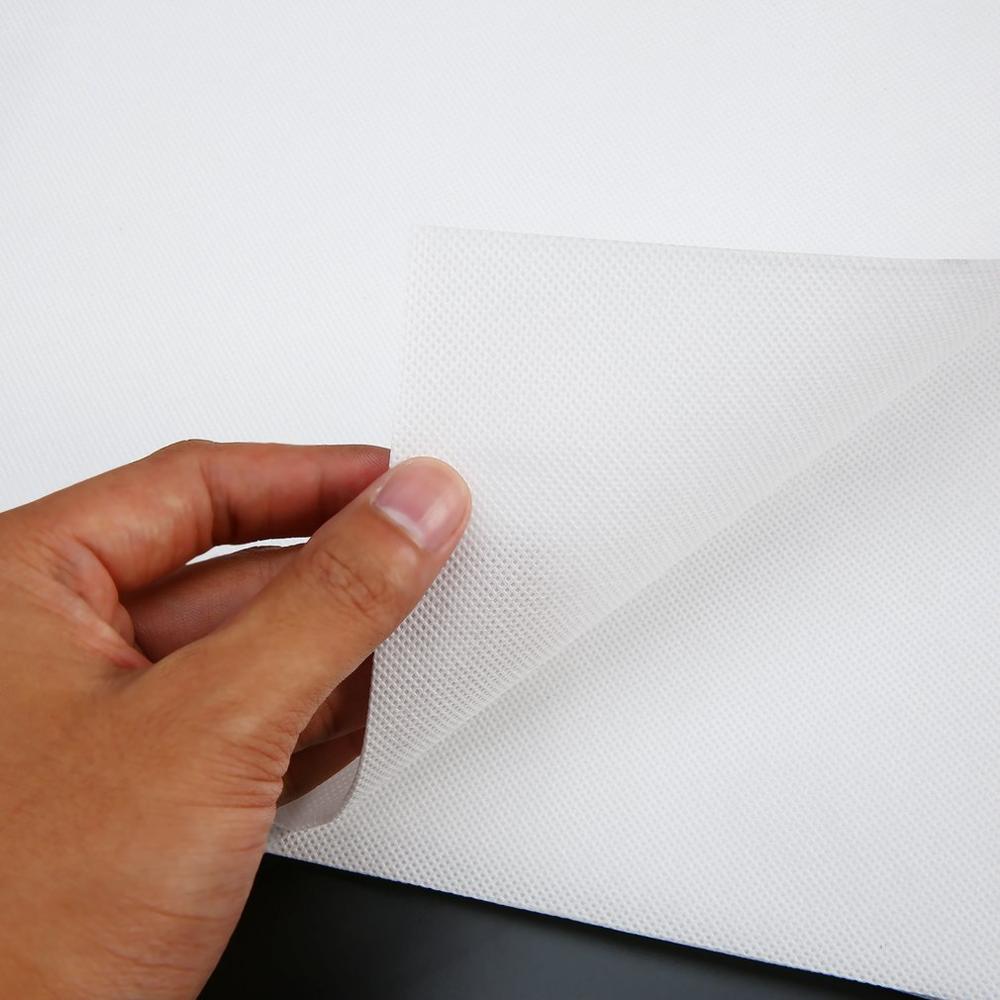 84 Inch Projection Screen Curtain Non-Woven Fabric White Soft Portable for KTV Ba Conference Room Home Theater