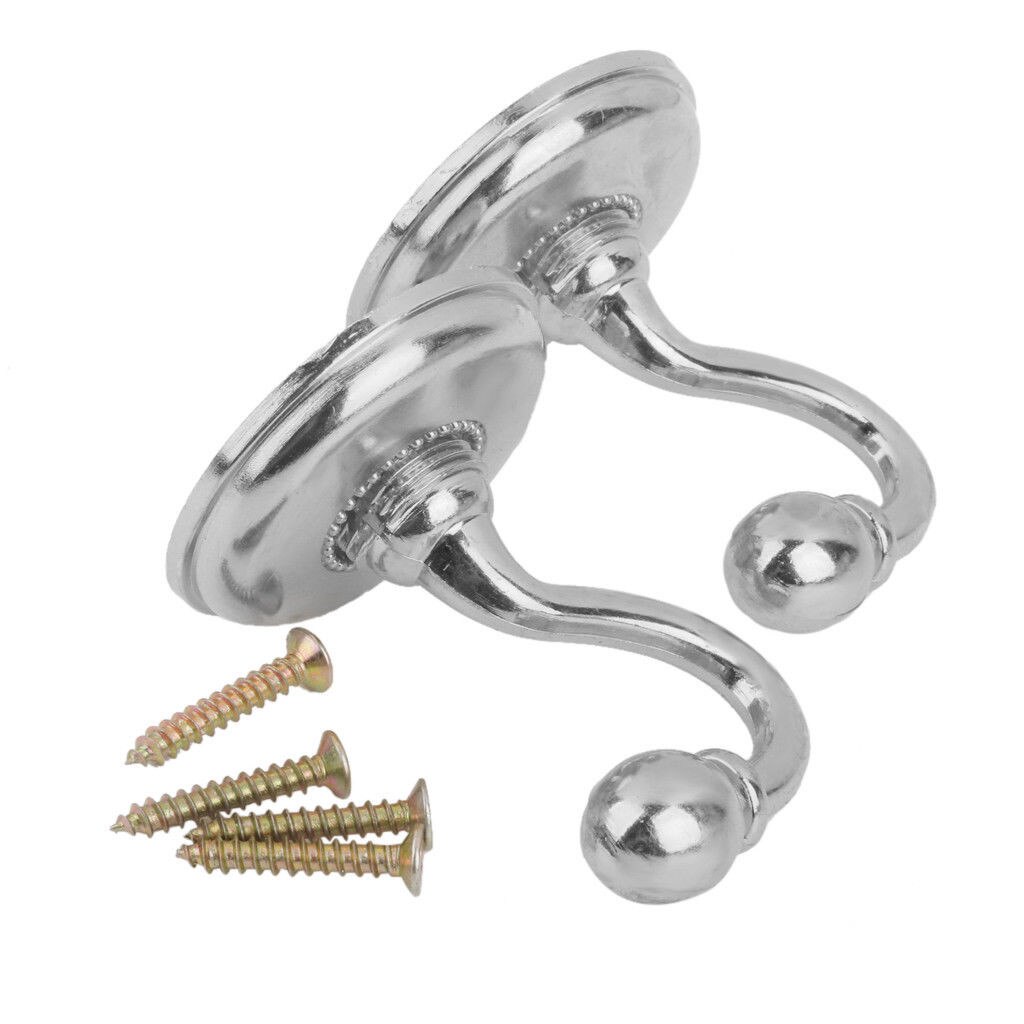 2x Metal Curtain Holdback hooks Wall Tie Back Hook Hanger Holder exquisite decoration forja de puerta hierro
