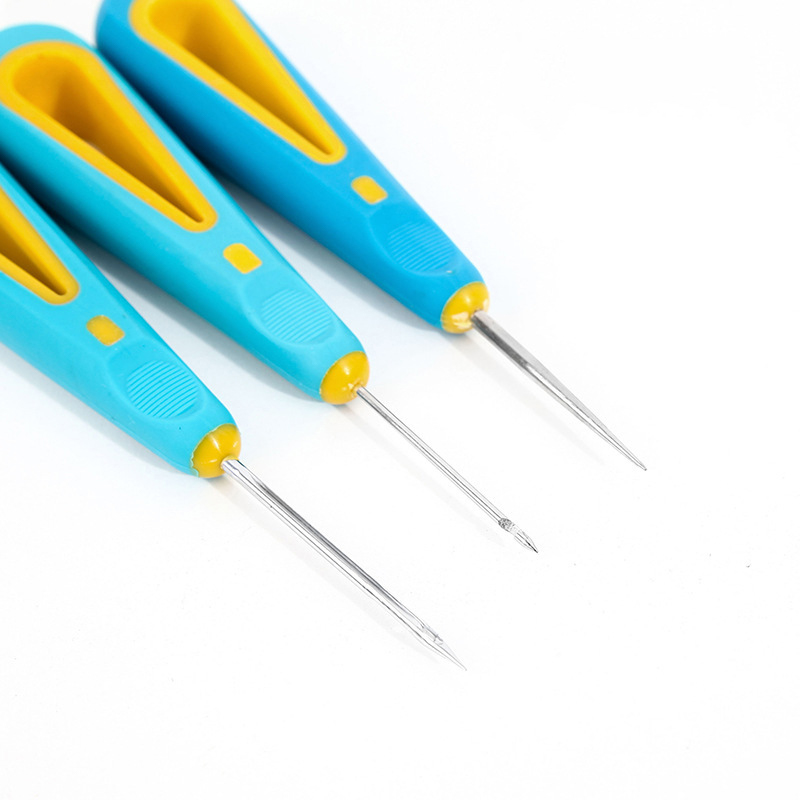 Punteruolo per riparazione scarpa in pelle cucito ciabattino strumento fai da te dritto curvo e foro gancio fa perforatore pugnalare Sticher cucito Awl