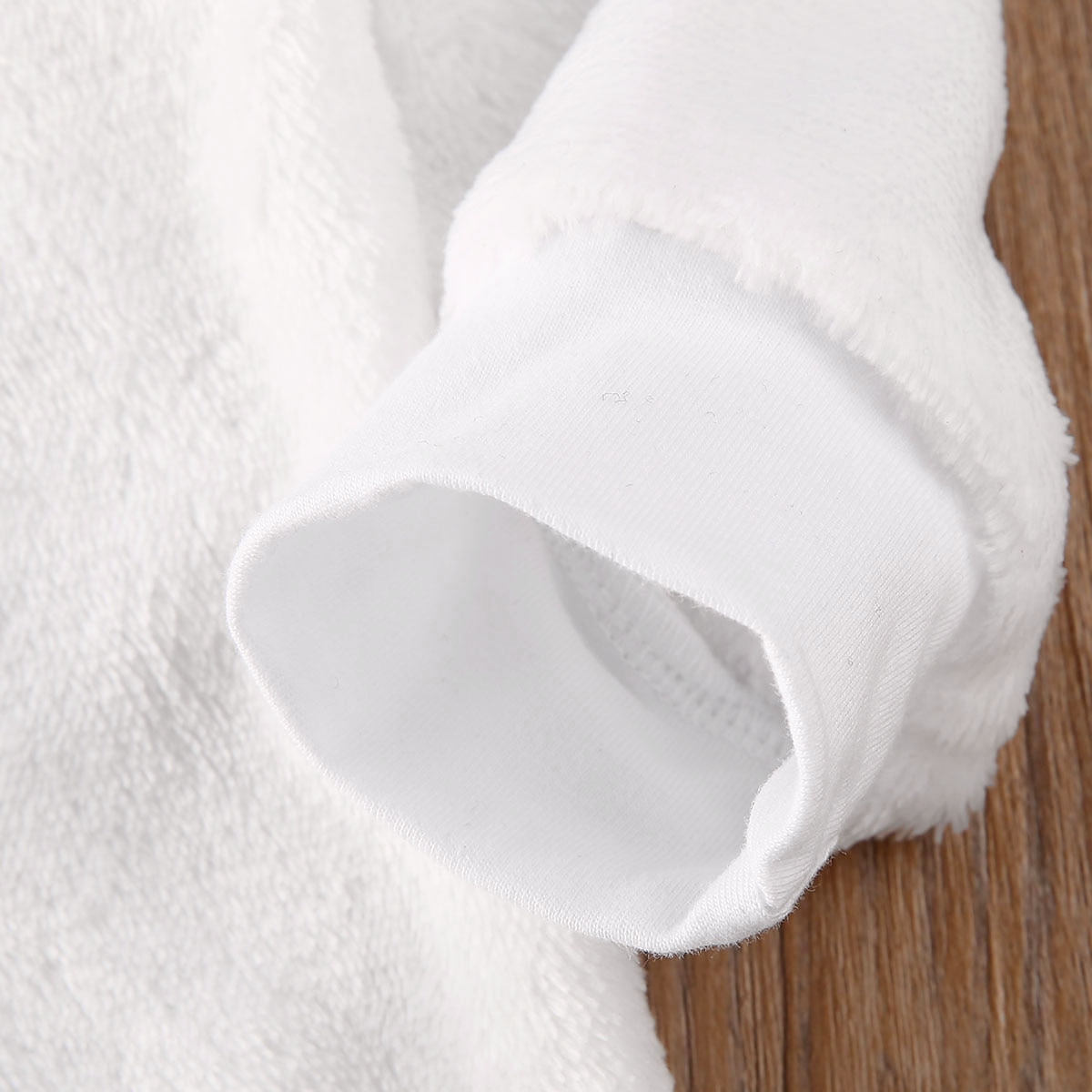 Di natale Del Capretto Del bambino Della Ragazza del Ragazzo 0-24M Vestiti di Inverno del Panno Morbido Pupazzo di Neve Pagliaccetto Della Tuta vestito