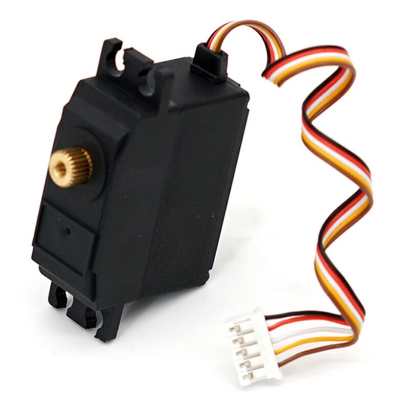 Per WLtoys 12428 Servo Elettrico Del Motore In Metallo e per Wltoys 12428 Volante di Collegamento Pezzo Sede di Posizionamento