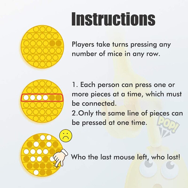 drücken Pop blasiert Sensorischen Spielzeug Autismus Bedürfnisse Squishy Stressabbau Spielzeug Erwachsenen Art Lustige Anti-betonen Pop Es Zappeln reliver betonen