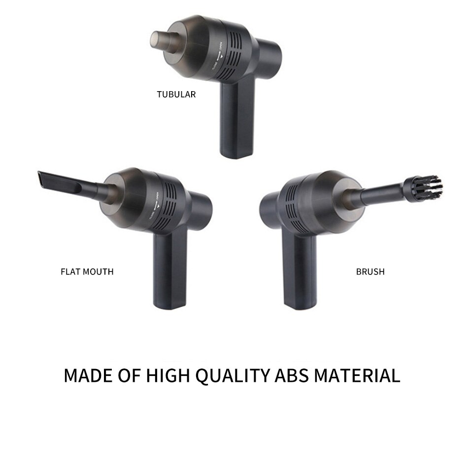 Mini USB Wireless Charging Car Vacuum Cleaner Portable Handheld Dual-use Computer Keyboard Powerful