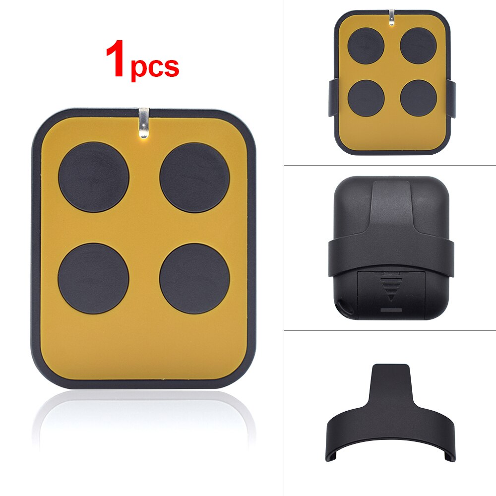 Rolling Code Remote Control Duplicator 287-868MHz Garage Door Opener 4 in 1 Transmitter Gate Keychain Newest Scimagic-Multi: 1pcs Yellow