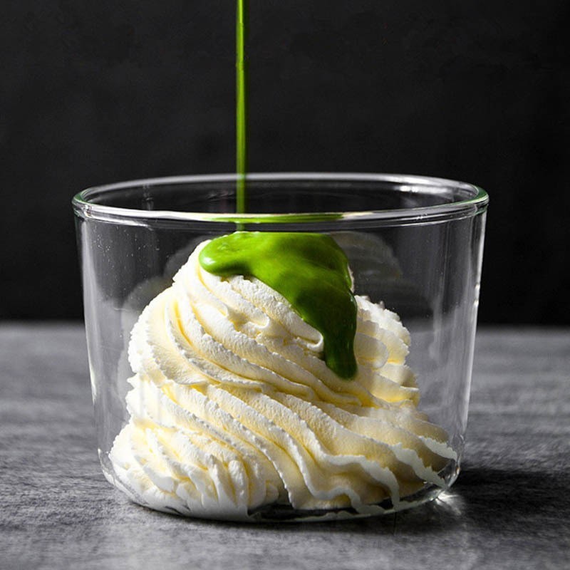 mini świeży budyń jogurtowy, odporny na wysoką temperaturę, przezroczysty kubek robić wina i Whisky, mus robić pieczenia, mleko owocowe