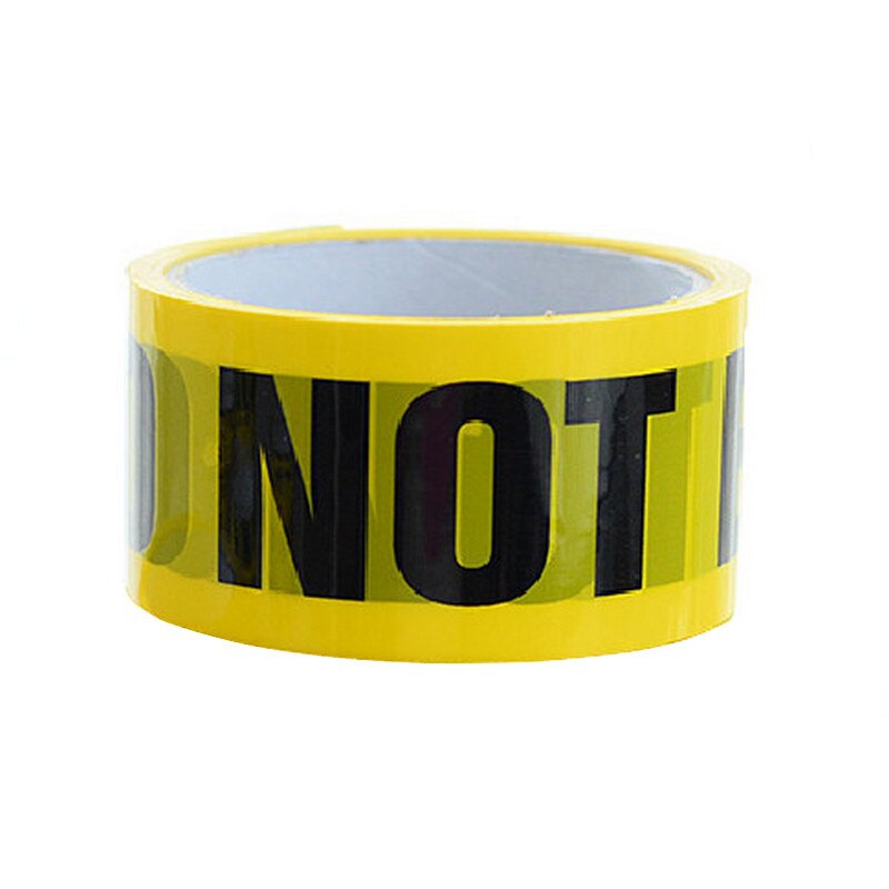 25M Yellow Decoration Warning Tape Safety Adhesive Tapes Danger Caution Barrier Remind Work KEEP OUT/ CAUTION/ DANGER /FRAGILE