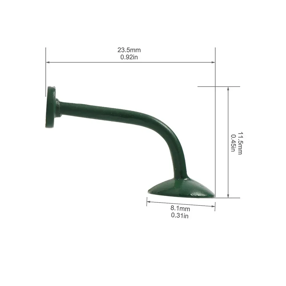 10 stks/set Compleet Lampen 1:87 HO Schaal Wandlampen Outdoor Straatlantaarns 1-Lamp Voor H0 Huizen Gebouw ornament