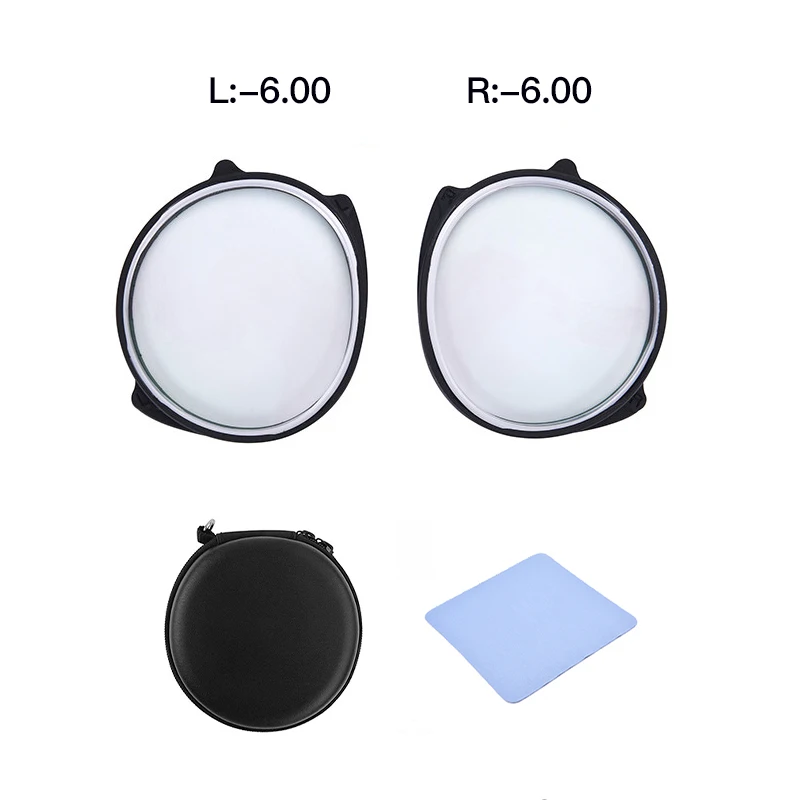 Lentes graduadas VR para Pico 4, lentes para miopía, gafas antiluz azul, montura magnética para gafas, accesorios de desmontaje rápido: Blue