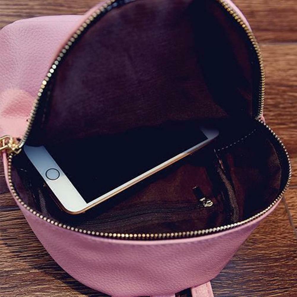 femmes sacs à dos en cuir Mini sac de voyage pochette étui sac à dos sacs à main sac d'école organisateur de voyage conteneur