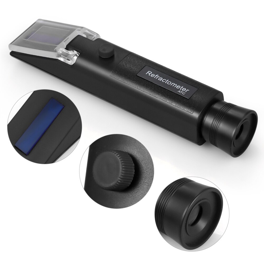 Portable Digital Salinity Meter ATC Handheld Salinometer Seawater Salinity Refractometer Salt Water Saltwater Tester Halometer