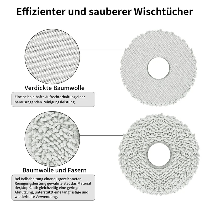 per Ecovacs Deebot T30 pro OMNI / T30 Max / T30 / DDX14 Aspirapolvere Spazzola laterale principale Filtro HEPA Mocio Panno Parti di ricambio