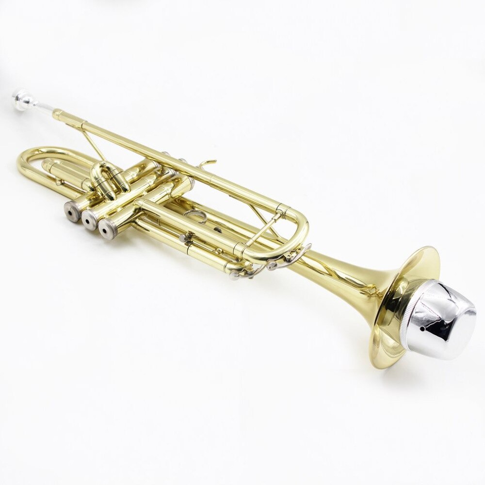 Mute voor Trompet Aluminium Rechte Trompetten Mute Voor Jazz Instrument Praktijk Beginner