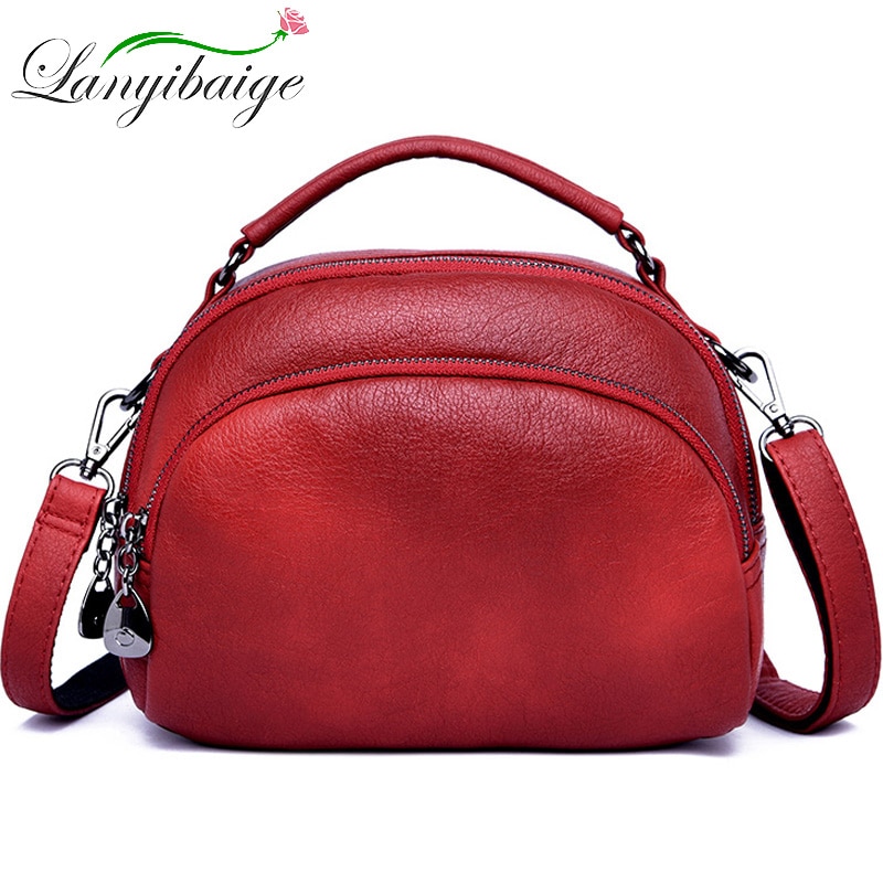 Handtas voor dames leren schoudertassen casual rode tote dames handtassen eenvoudige handtas met handvat aan de bovenkant dames crossbody tas