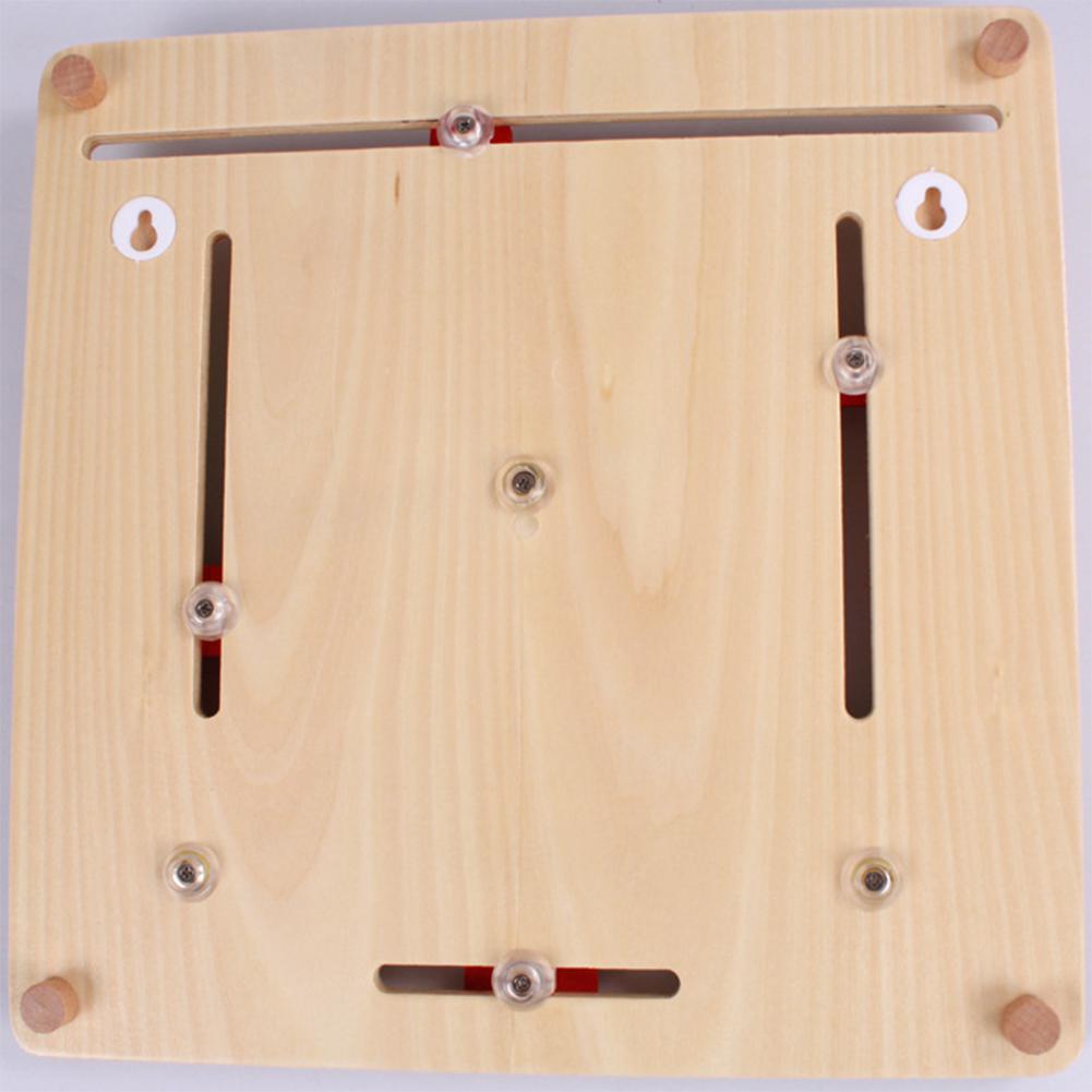 Cute Cartoon Calendar Clock Puzzle Wooden Board Educational Wooden Round Toys