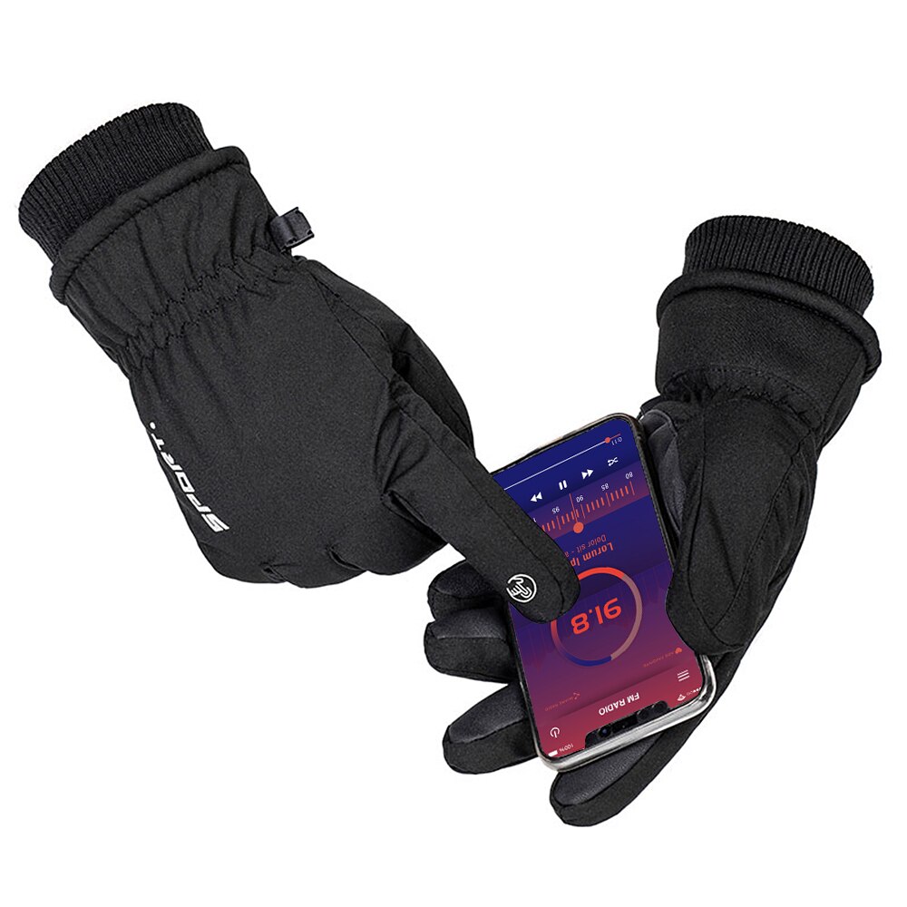 Luvas de inverno quente luvas de neve para homem e mulher