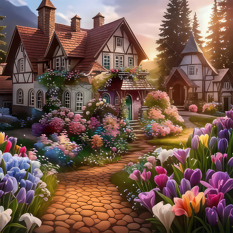 Diamond Art schildersets borduurwerk volledige kristalmozaïek 5D diy diamant schilderijen kits 2025 accessoires 30x30 cm kunst aan de muur