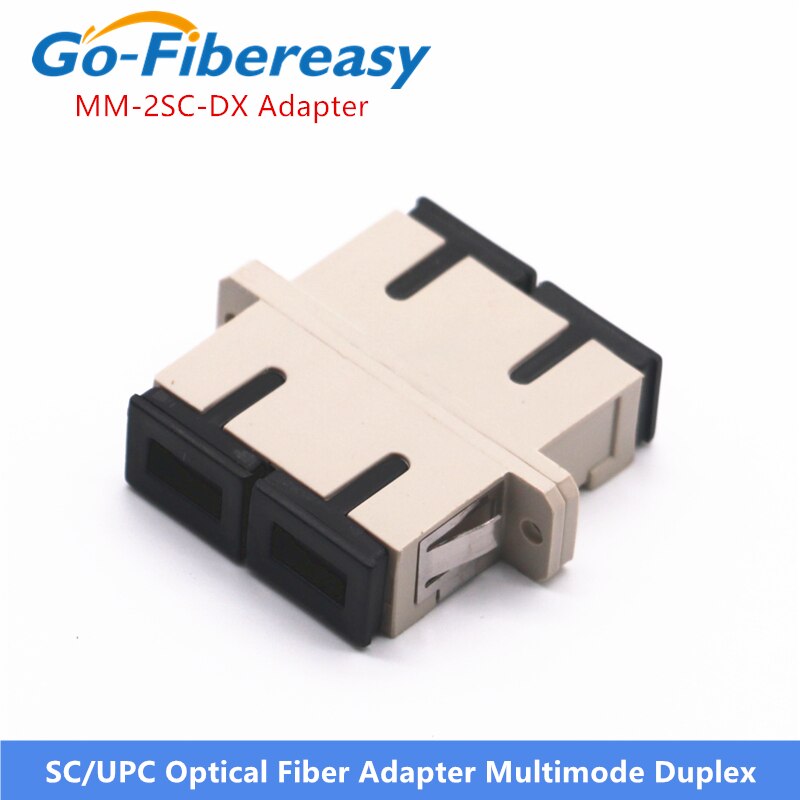 10pcs FTTH Optical Fiber Adapter SC/UPC Multimode Duplex Fiber flange SC-SC UPC Fiber Optic Adapter Connector