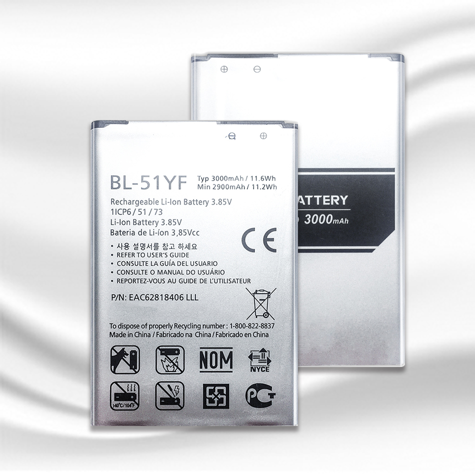BL-51YF BL51YF BL 51YF 3000mAh Mobile Phone Battery for LG G4 H810 H815 H818 F500 US991 VS986 Bateria Batteries