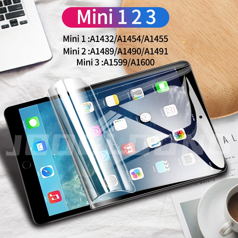 Hydrogel film For iPad 7th 8th 10.2 mini 6 5 Screen Protector For ipad pro 11 Air 4 3 2 10.5 Protective No Glass: ipad mini  1 2 3