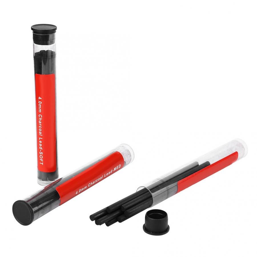 Erasable Pencil Core Painting Automatic Pencil 4.0mm Charcoal Pencil Core for Art Making pencils for school