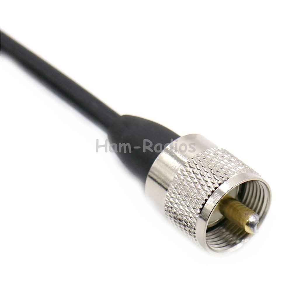 Nmo beslag l form skærmbeslag m/m med pl -259 uhf stik rg -58u 5 meter kabel