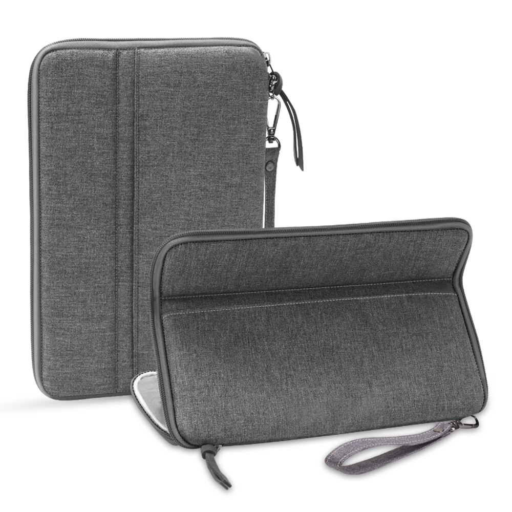 Weerstand Handtas Sleeve Case Universal Voor Ipad Pro 11 Ipad 9.7 10.2 10.5 Cover Voor Ipad Air 2 3 Ipad mini Case: Gray