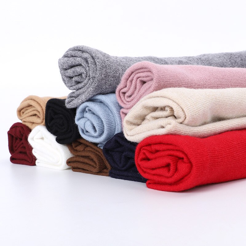 Foulard rond en laine tricoté massif, laine pour hommes et femmes, tendance hiver