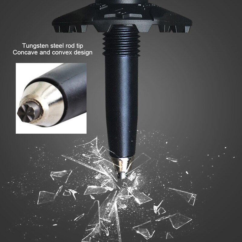 Carbon Fiber Internal Lock T Curved Handle Trekking Pole Walking Outdoor Walking Stick XD88