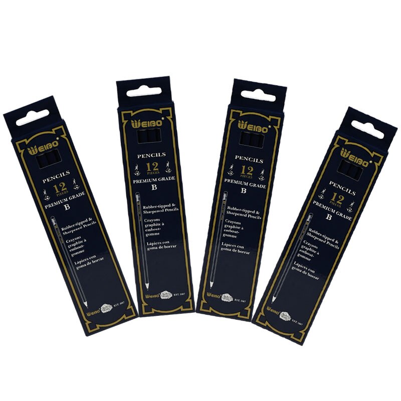 9511Writing pencil for School 1 Box(12PCS) B Pencil Drawing Pencil Set Pencils for Kids School Office Supply