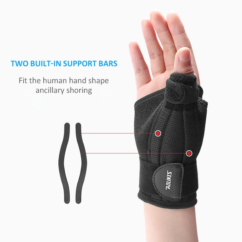 Håndledsstøtte håndbeskyttelse rulle snowboard skating ski håndledsbeskytter håndfladebeskytter fingerbeskytter justerbar armbåndsbøjle