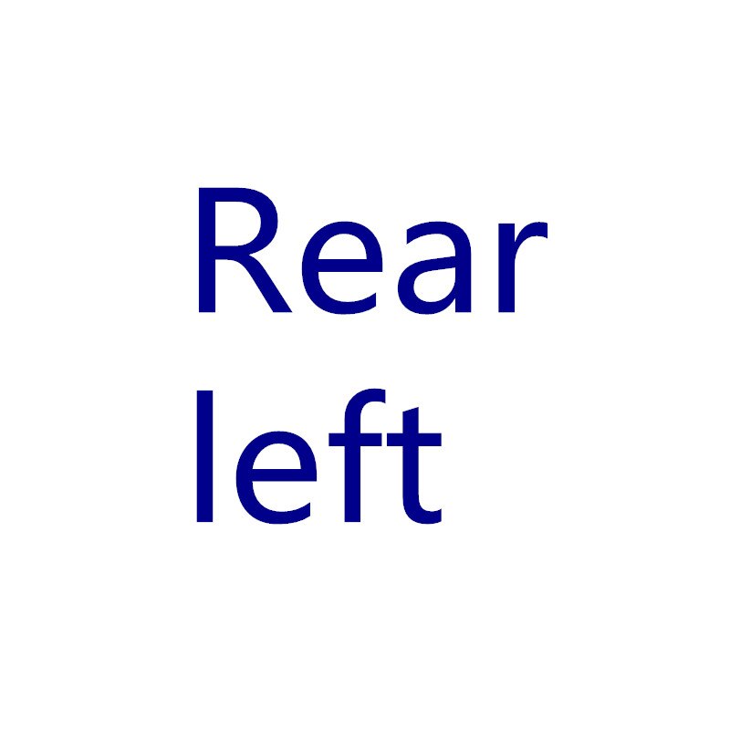 for KIA Sorento 2007 Chrome Outside Door Handle LH RH Genuine 826503E051 826603E051 82650 3E051 82660 3E051: Rear left