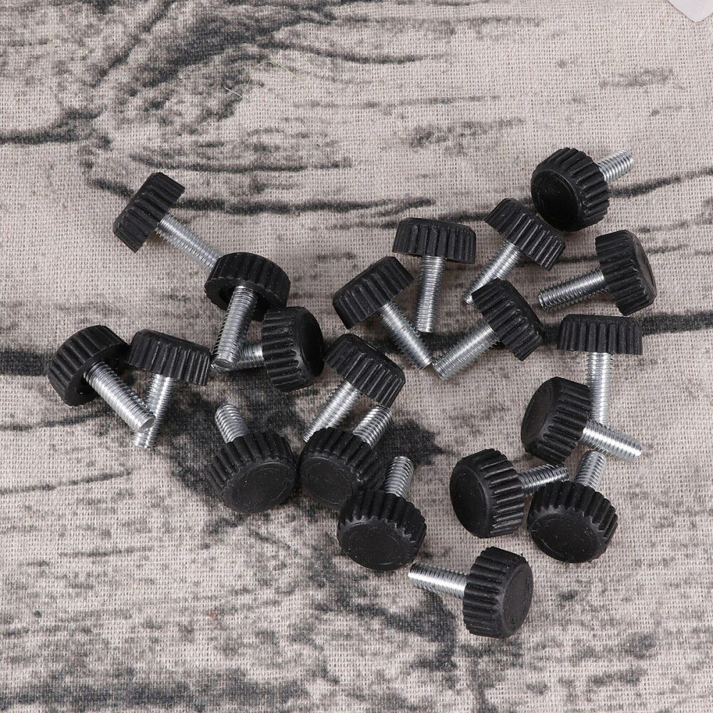 20Pcs Stelpoot M6 Size Praktische Iron Verstelbare Stelpoot Sofa Been Slide Pad Voor Meubels: Default Title