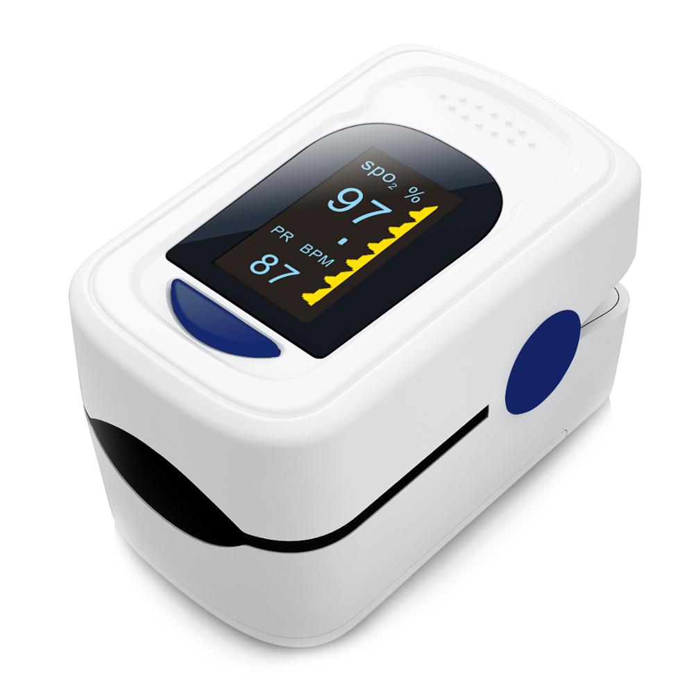 Portable Finger Pulse Oximeter Digital Fingertip Pulse Oximeter OLED Display Blood Oxygen Sensor SpO2 & PR Monitor Measurement