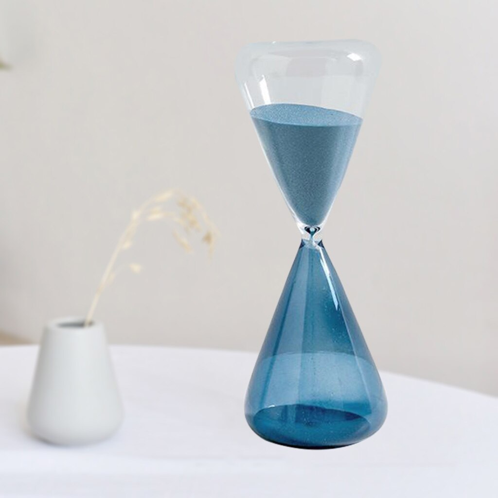 Hourglass Timer Children Modern Birthday Hourglass Sand Timers Decorative: White 30mins