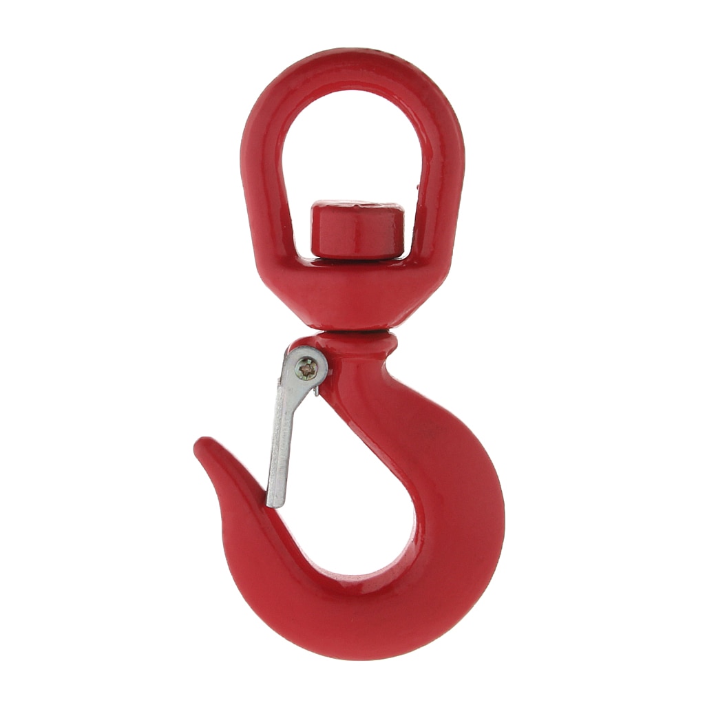 1 Ton Legering Staal Oog Haak Om Swivel Met Veiligheid Catch Hijshaak