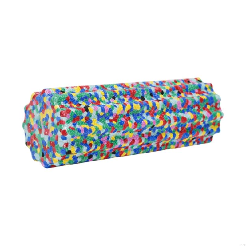P88E Yoga Masaje Roller Block Mini Roller espuma Roller ejercicio yoga para masajes tejido profundo Músculos: Beige