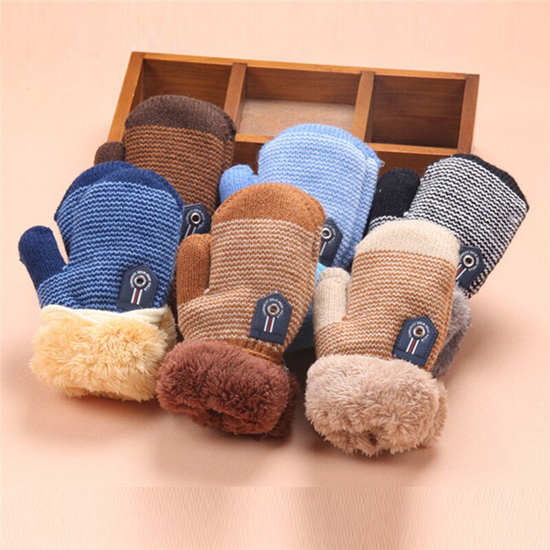 Winter Baby Jungen Mädchen gestrickt Handschuhe warm Seil voll Finger Fäustlinge Handschuhe Pro Kinder Kleinkind Kinder gestrickt Handschuhe