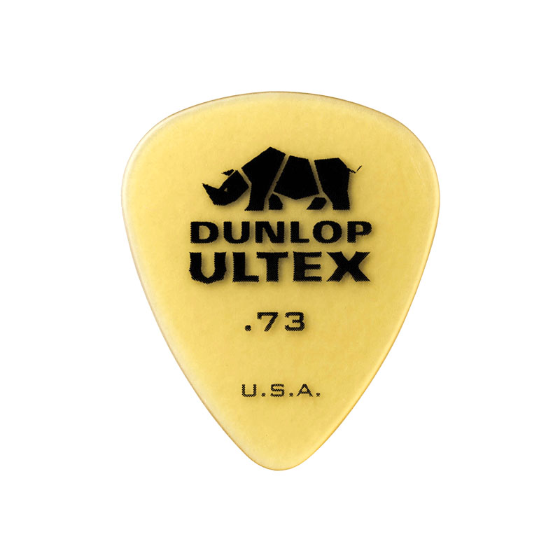 Dunlop-púas de guitarra estándar Ultex, mediador Plectrum, 1 unidad, 0,6mm/0,73mm/1,0mm/1,14mm, mediador de bajo, púas de guitarra eléctrica acústica: 0.73mm