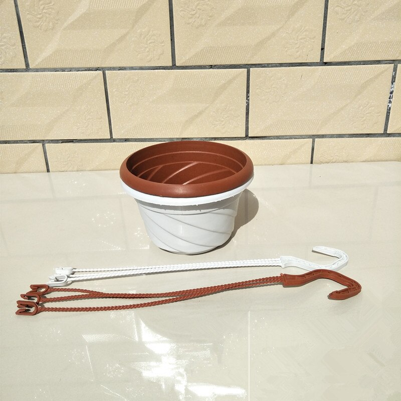 Basket Hanging Planter Garden Flower Plant Pots for Indoor Outdoor Plants, Succulent Hanging Planter Baskets with Hook