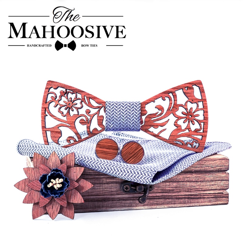 Legno Gravata di Legno Legami di Arco in Legno Fatti A Mano di Personalità Accessorio Cravatte per Gli Uomini Farfalla cravatta Arco di Legno cravatta