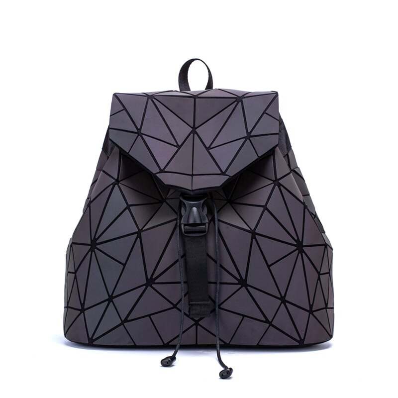 Vrouwen Rugzakken Geometrische Lichtgevende Rugzak Zakken Schooltas Voor Tiener Meisjes Holografische Dames Rugzak Schooltas: Luminous