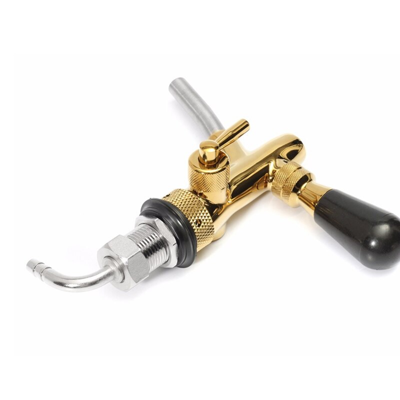 Draft Beer Tap Adjustable Faucet Flow Control Faucet G5/8 With Chrome/Golden Plating Home Brew Beer Bar Accessories
